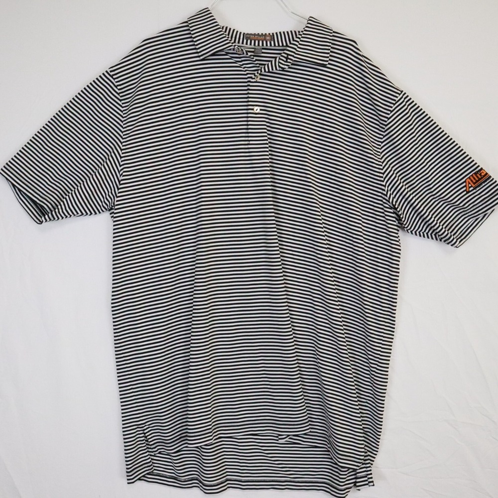 Peter Millar Polo Shirt Mens 2XL XXL Summer Comfort Golf Short Sleeve Alliance